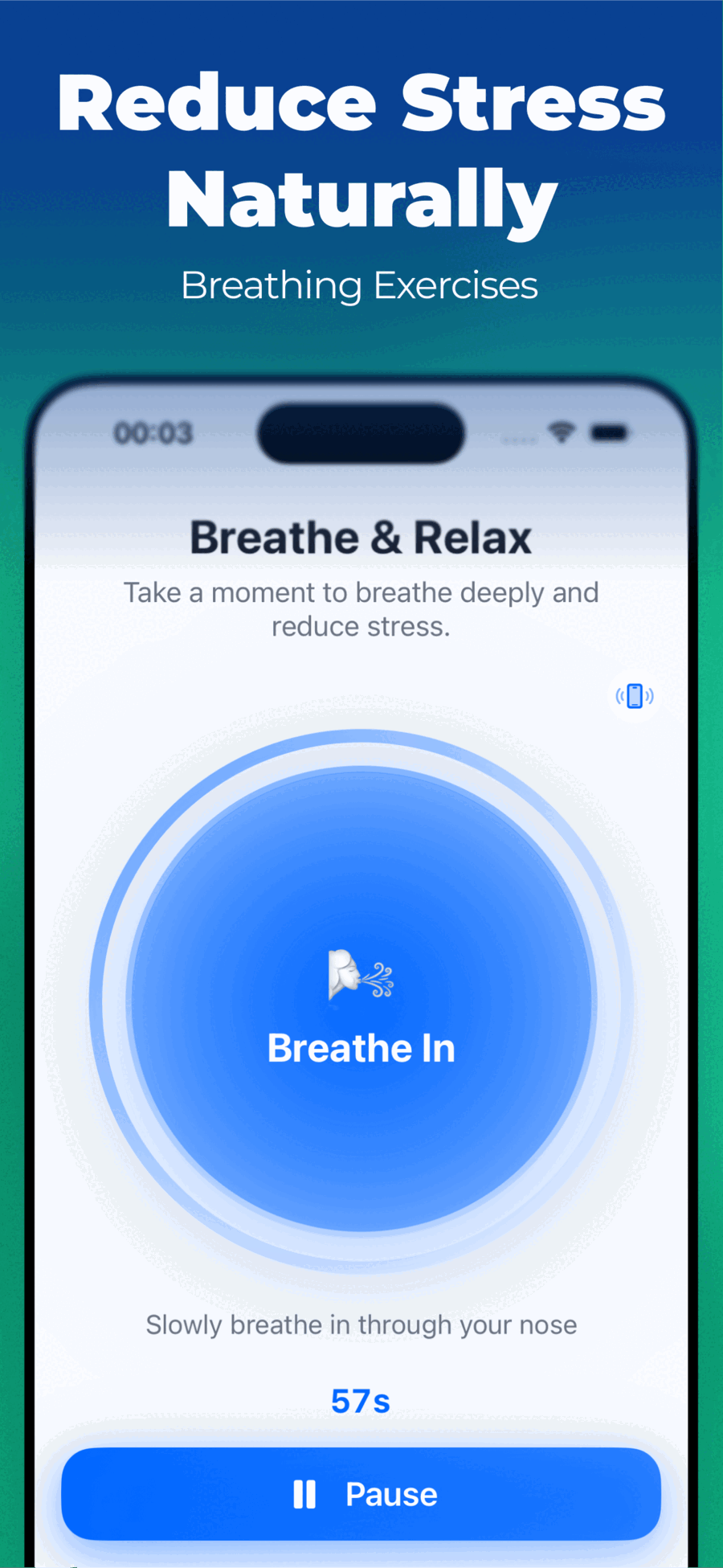 Breathe & Relax guided breathing exercises to reduce stress naturally